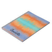 Carnet Coucher de soleil rétro (Côté gauche)