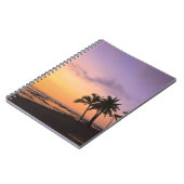 Carnet Coucher de soleil sur la baie de Kahaluu à Kona, H (Côté gauche)