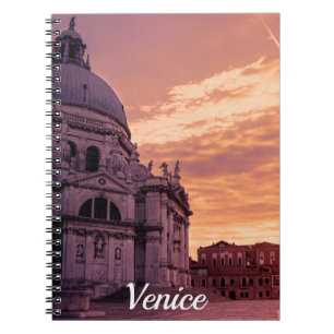 Carnet Coucher de soleil sur la basilique de Venise