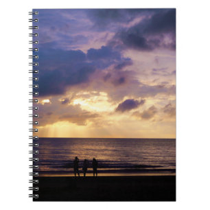 Carnet Coucher de soleil sur la côte de Malaisie
