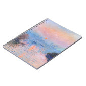 Carnet Coucher de soleil sur la Seine Claude Monet (Côté gauche)