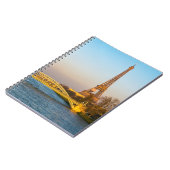 Carnet Coucher de soleil sur la tour Eiffel et le pont Ro (Côté gauche)