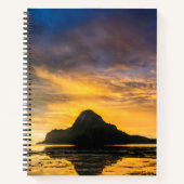 Carnet Coucher de soleil sur l'archipel de Bacuit (Devant)