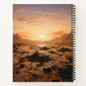 Carnet coucher de soleil sur le désert (Dos)