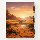 Carnet Coucher de soleil sur le désert (Dos)