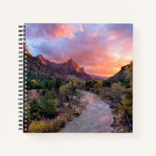 Carnet Coucher de soleil sur le gardien