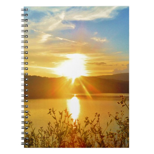 Carnet Coucher de soleil sur le lac Arrowhead (Devant)