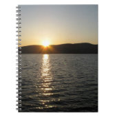 Carnet Coucher de soleil sur le lac Onota : horizontal (Devant)