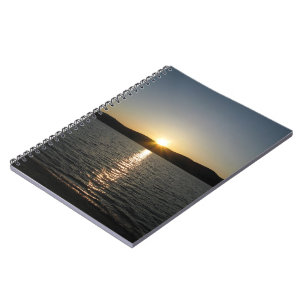 Carnet Coucher de soleil sur le lac Onota : Vertical