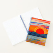 Carnet Coucher De Soleil Sur Les Montagnes (Intérieur)