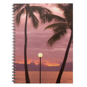 Carnet Coucher de soleil sur Moorea depuis Sofitel Maeva