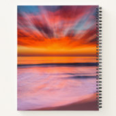 Carnet Coucher de soleil Tamarack Beach | Carlsbad, CA (Dos)