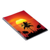 Carnet Coucher de soleil tropical (Côté Droit)