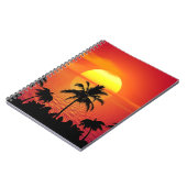 Carnet Coucher de soleil tropical (Côté gauche)