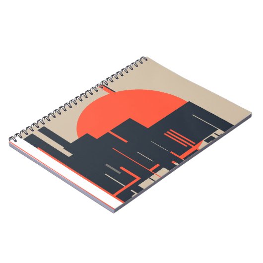 Carnet Coucher de soleil urbain, (Côté gauche)