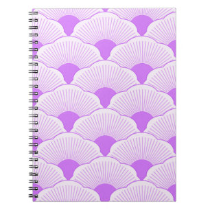 Carnet Coucher de soleil, violet tonique, texture béton