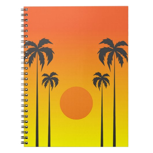 Carnet Coucher du soleil (Devant)