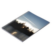 Carnet Coucher du soleil bleu frais (Côté gauche)