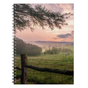 Carnet Coucher du soleil de la Virginie