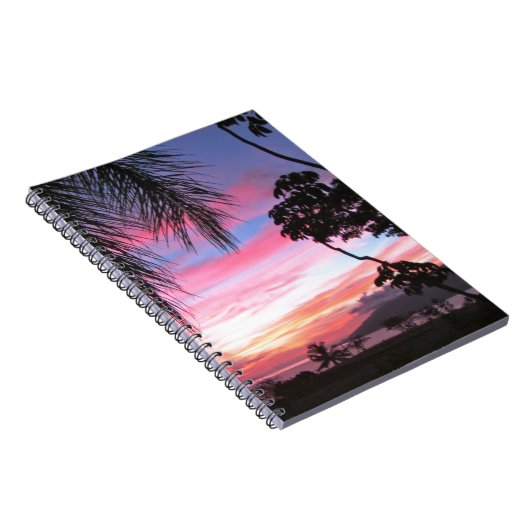 Carnet Coucher du soleil de Maui (Côté Droit)