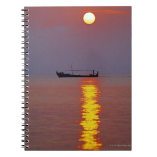 Carnet Coucher du soleil et mer 2
