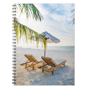 Carnet Coucher du soleil extraordinaire de plage