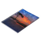 Carnet Coucher du soleil orange tropical (Côté gauche)