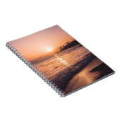 Carnet Coucher du soleil renversant de plage (Côté Droit)