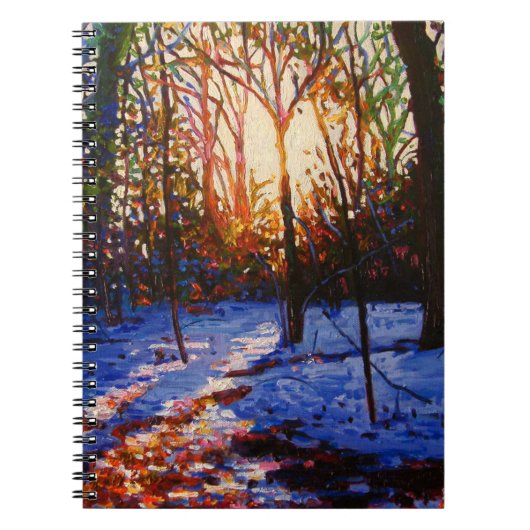 Carnet Coucher du soleil sur la neige 2010 (Devant)