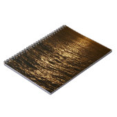 Carnet Coucher du soleil sur l'eau Photographie de l'océa (Côté gauche)