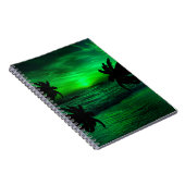 CARNET COUCHERS DE SOLEIL VERTS PAYSAGE OCÉANIQUE (Côté Droit)
