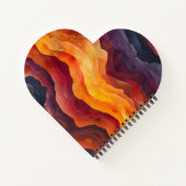 Carnet Couches Abstraites de Terre et de Feu – Ember Stra (Dos)