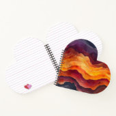 Carnet Couches Abstraites de Terre et de Feu – Ember Stra (Intérieur)