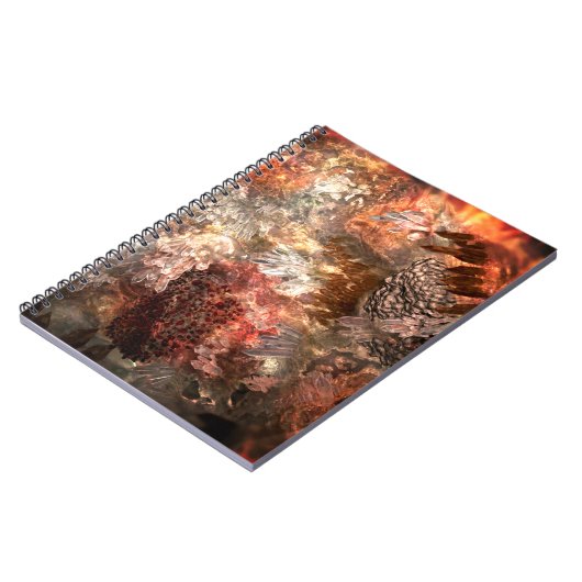 Carnet Couches de cristaux avec teinte rustique (Côté gauche)