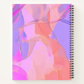 Carnet Couches de pastel abstrait (Dos)
