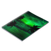 CARNET COUCHES DE SOLEIL VERTS OCÉAN PITTORESQUE (Côté gauche)