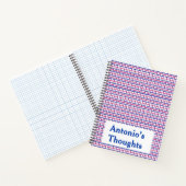 Carnet Couleur Bisexuelle Subtile Plaid À Deux Côtés (Intérieur)