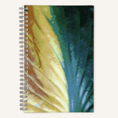 Carnet Couleur Brown jaune vert, couleur feuille couleur (Recto)