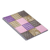 Carnet Couleur Clair rose, violet et teint (Côté Droit)