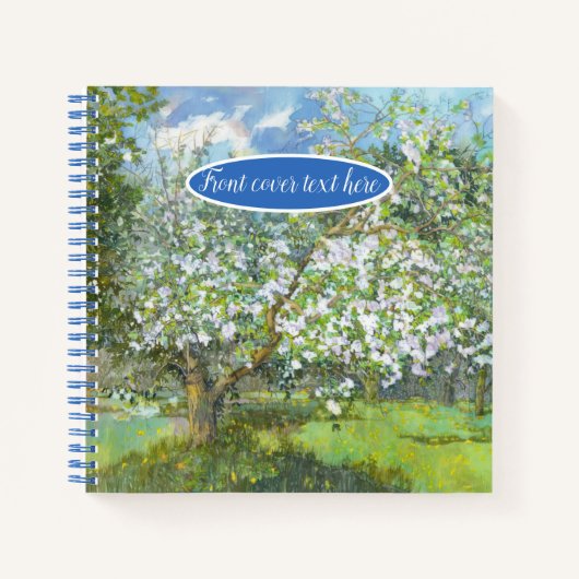 Carnet Couleur d'aquarelle fleurie (Devant)