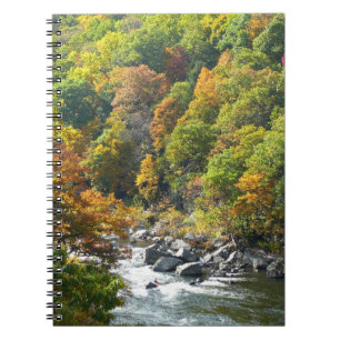 Carnet Couleur d'automne dans le parc d'état d'Ohiopyle