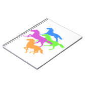 Carnet Couleur de course des chevaux - Choisir la couleur (Côté gauche)