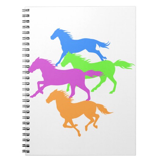 Carnet Couleur de course des chevaux - Choisir la couleur (Devant)