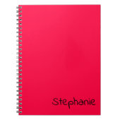 Carnet Couleur de rose américaine (Devant)
