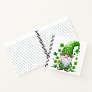 CARNET COULEUR D'EAU ADORABLE GNOME CELTIQUE IRLANDAIS