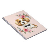 Carnet Couleur d'eau du chaton Charles Cavalier (Côté Droit)