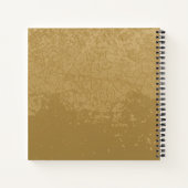 Carnet Couleur du symbole de hibou (Dos)