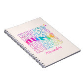 Carnet Couleur élégante infirmière (Côté Droit)