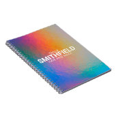 Carnet Couleur Maj Neon Lumière Holographique tendance (Côté Droit)