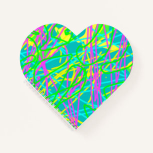 Carnet Couleur Mes rêves Scribble Motif Expressive
